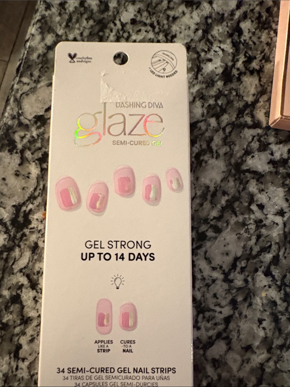 Dashing diva glaze semi cured gel nails